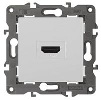 Розетка HDMI без рамки Эра Elegance 1-м. белый картинка